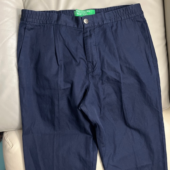 NWT - United Colors of Benetton Men’s Chino with Elastic Waist - US 36 / EU 52 - Picture 2 of 7